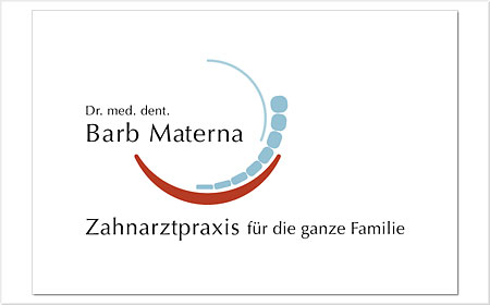 <span style="font-weight: bold">Logo für die Zahnarztpraxis Dr. med. Materna</span><br /> <br /> 