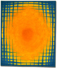 <span style="font-weight: bold">Sonnenblau</span><br />von Tomas Kerwitz, 160x200 cm